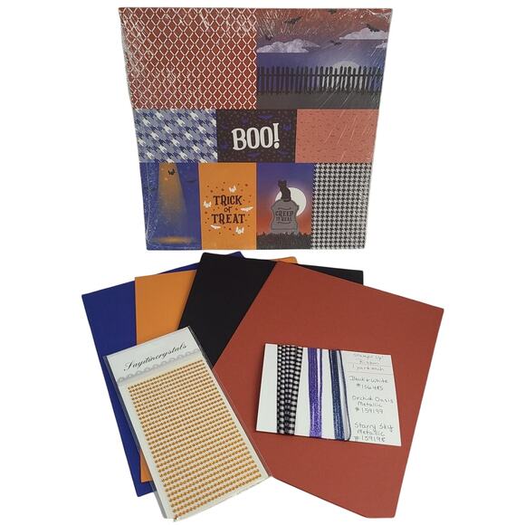 Stampin Up Designer Series Paper 12x12 Them Bones Bundle - Picture 2 of 9